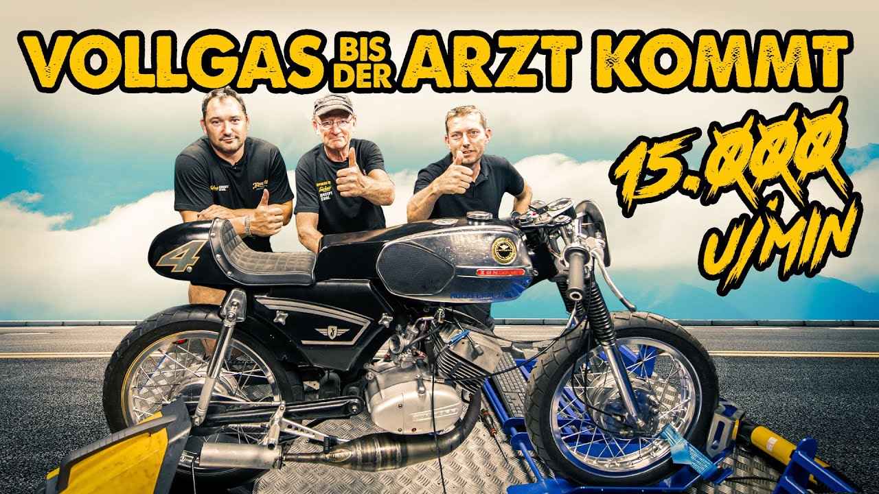 VOLLGAS bis der Arzt kommt! - Die finale Schlacht bei 15.000 U/MIN | Zündapp 517 | Andi Feldmann