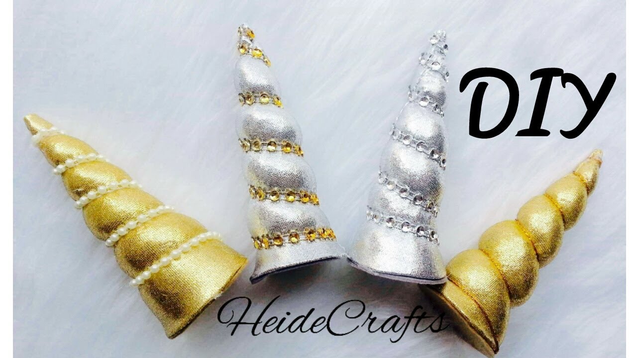 How to make unicorn horn || DIY || Easy Tutorial