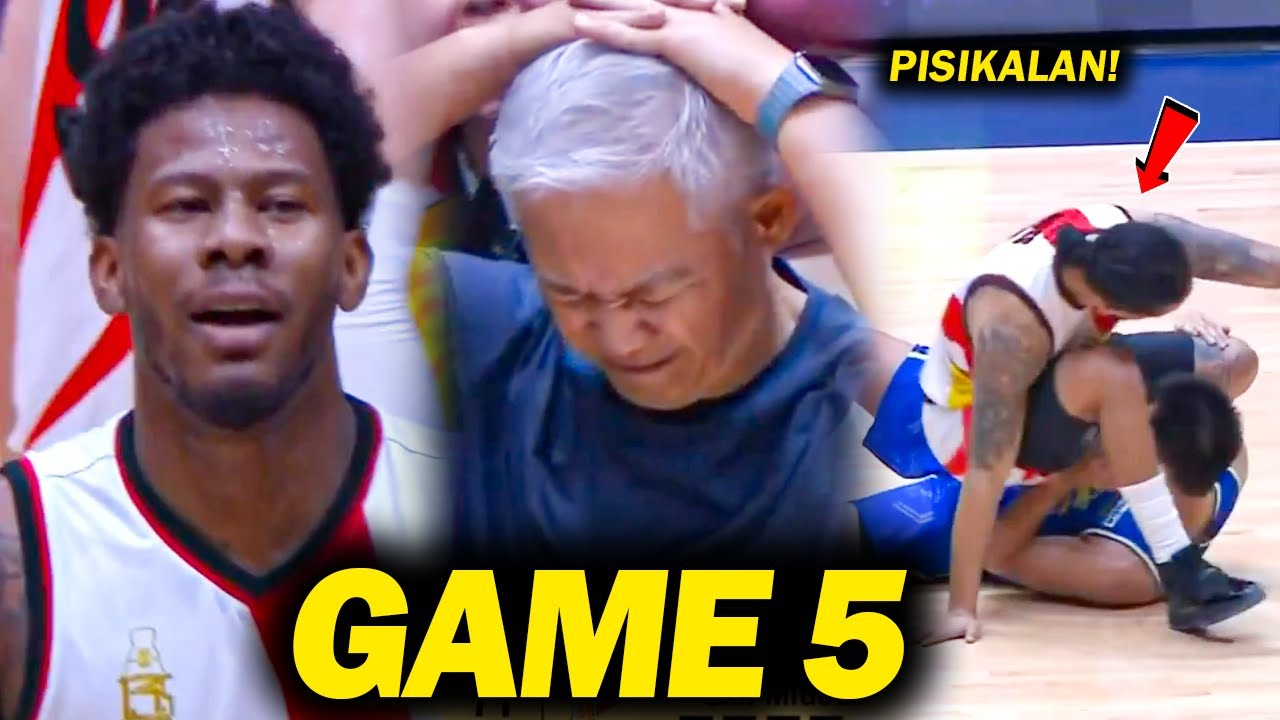 EPIC COMEBACK ng SMB sa Game 5! Galit na Galit si Coach Chot! Uminit Second Unit ng San Miguel!