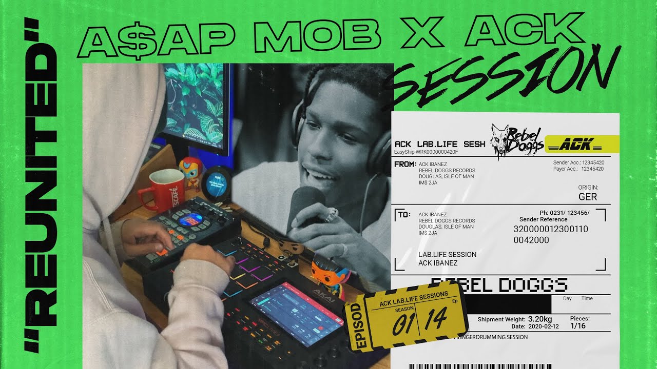 A$AP Rocky x A$AP Ferg x Ack Ibanez - REUNITED 🗽