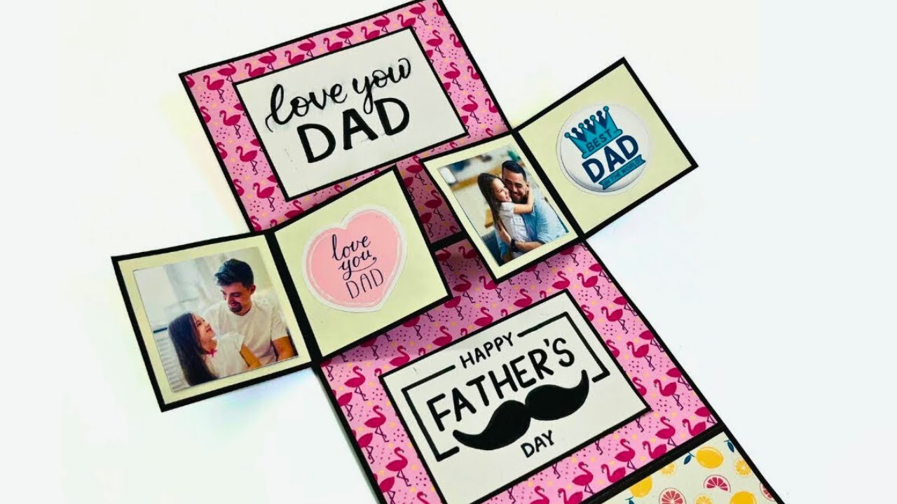 Diy Pop Up Card For Fathers Day | Fathers Day Cards | How To Make Card For Fathers Day