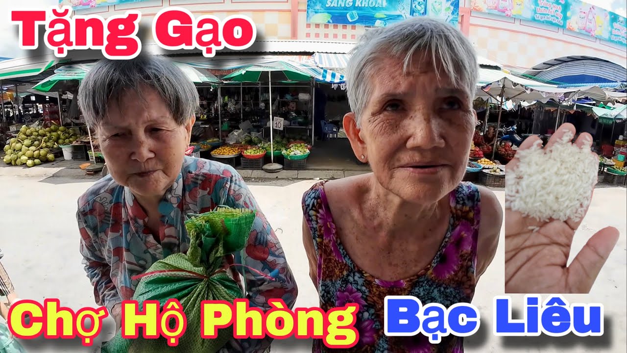 Chợ Hộ Phòng Bạc Liêu Người Khó Khăn Vui Mừng Nhận Gạo Từ Tấm Lòng Nhà Hảo Tâm Mỹ | Khương Nhựt Minh