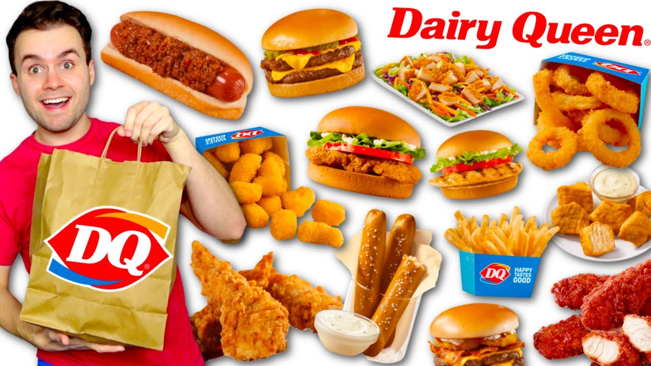 Пробуем ВСЕ меню блюд Dairy Queen 2022 года!