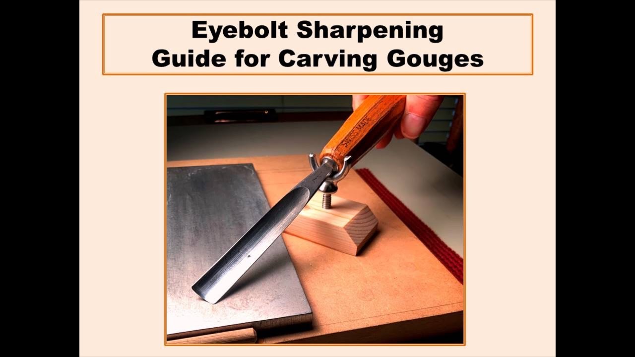 Eyebolt Sharpening Guide for Carving Gouges