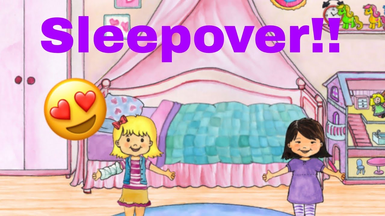 Day 1 Of Ashley's Sleep Over With Luena: My Playhome Plus
