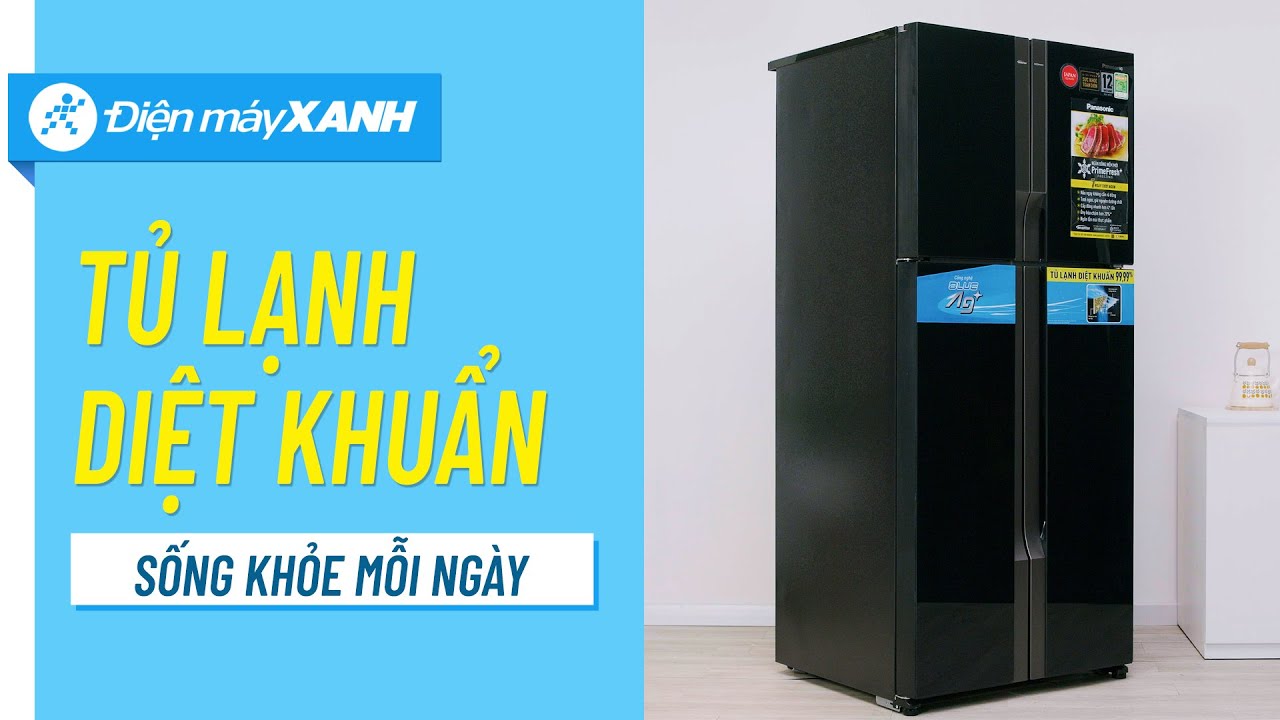 Tủ lạnh Panasonic 550L: ngăn đông mềm diệt khuẩn, siêu tiết kiệm điện (NR-DZ601VGKV) • Điện máy XANH