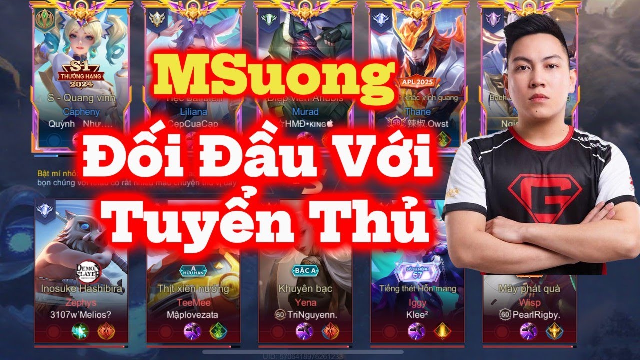 Cân Não MSuong  Lật Kèo Đối Đầu Với  Tuyển Thủ Chuyên Nghiệp Rank 9x Sao
