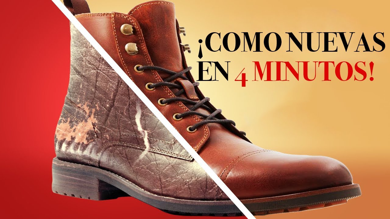 Gu&iacute;a Definitiva Para Reparar Tus Botas De Cuero // Como Nuevas En 4 Minutos
