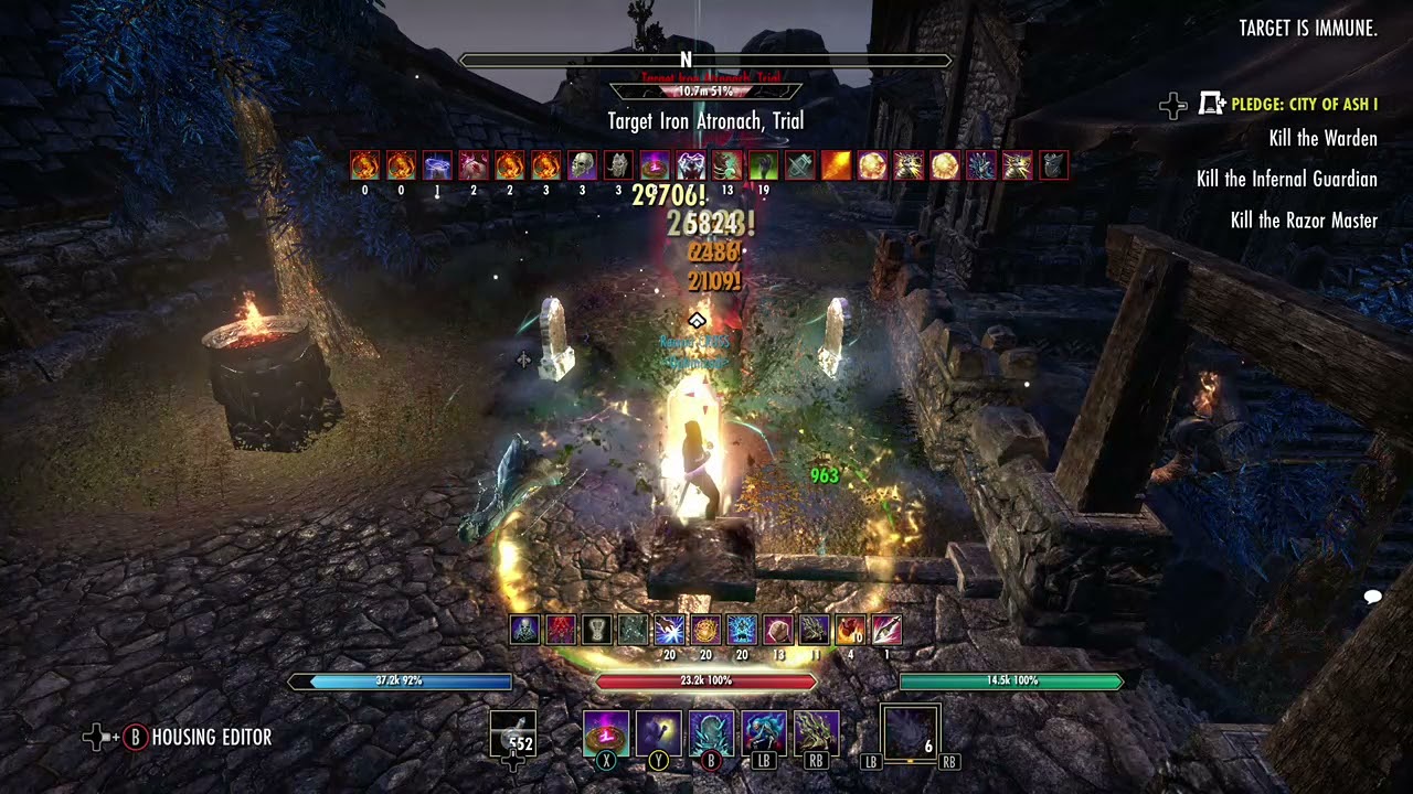 94.8k Zen Magicka Necromancer (Staves; DoT) Flames of Ambition | Support Magcro DPS