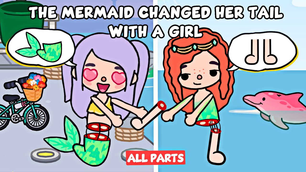 The Mermaid Changed Her Tail With a Girl! All Parts! | Sad Love Story | Toca Life Story | Toca Boca