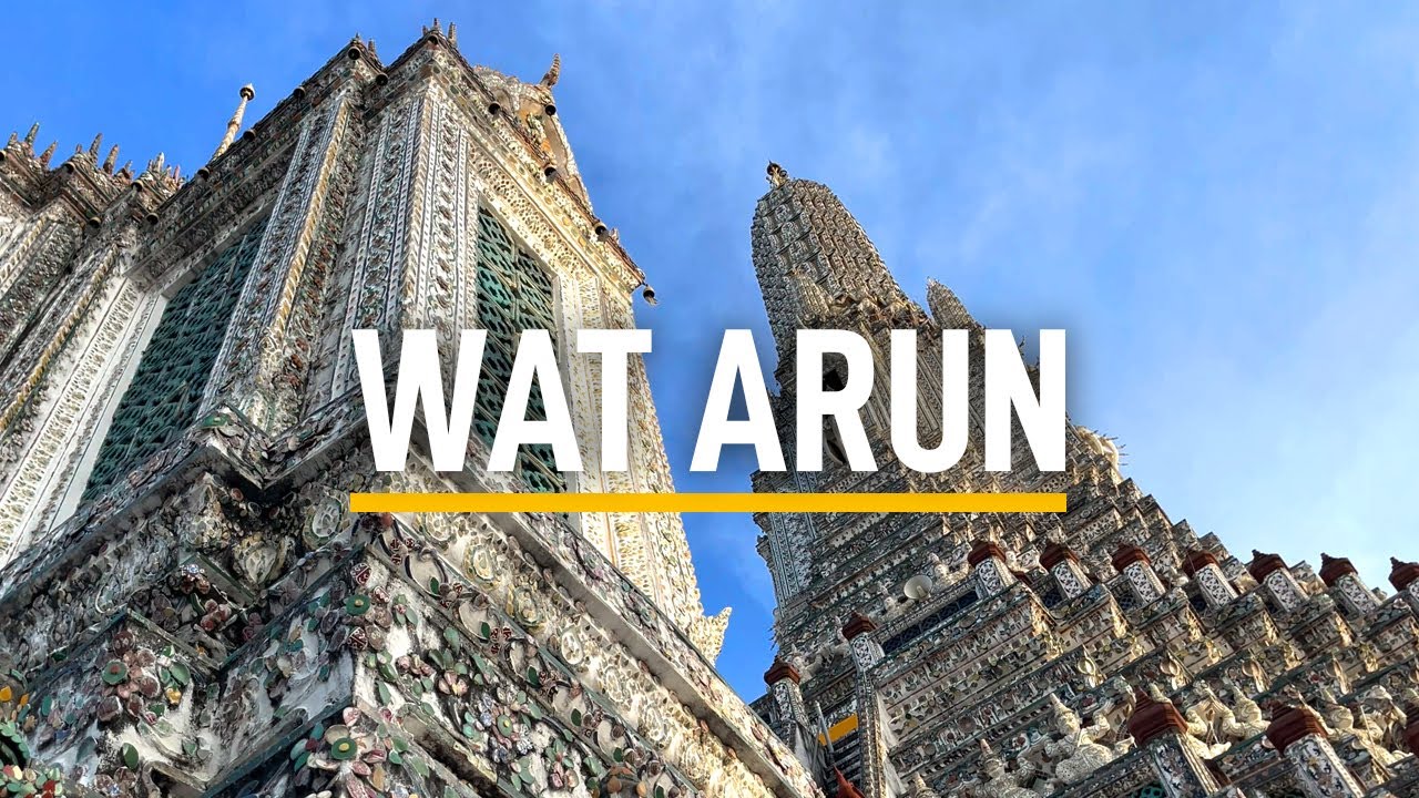 Wat Arun • Bangkok  [ 4K ] The Temple of Dawn • Thailand Walking Tour