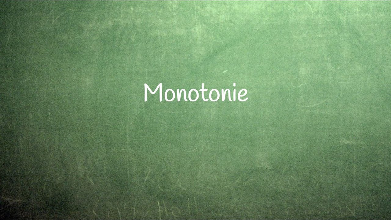 10.4.1 Monotonie: streng monoton wachsend, streng monoton fallend und der Monotoniesatz