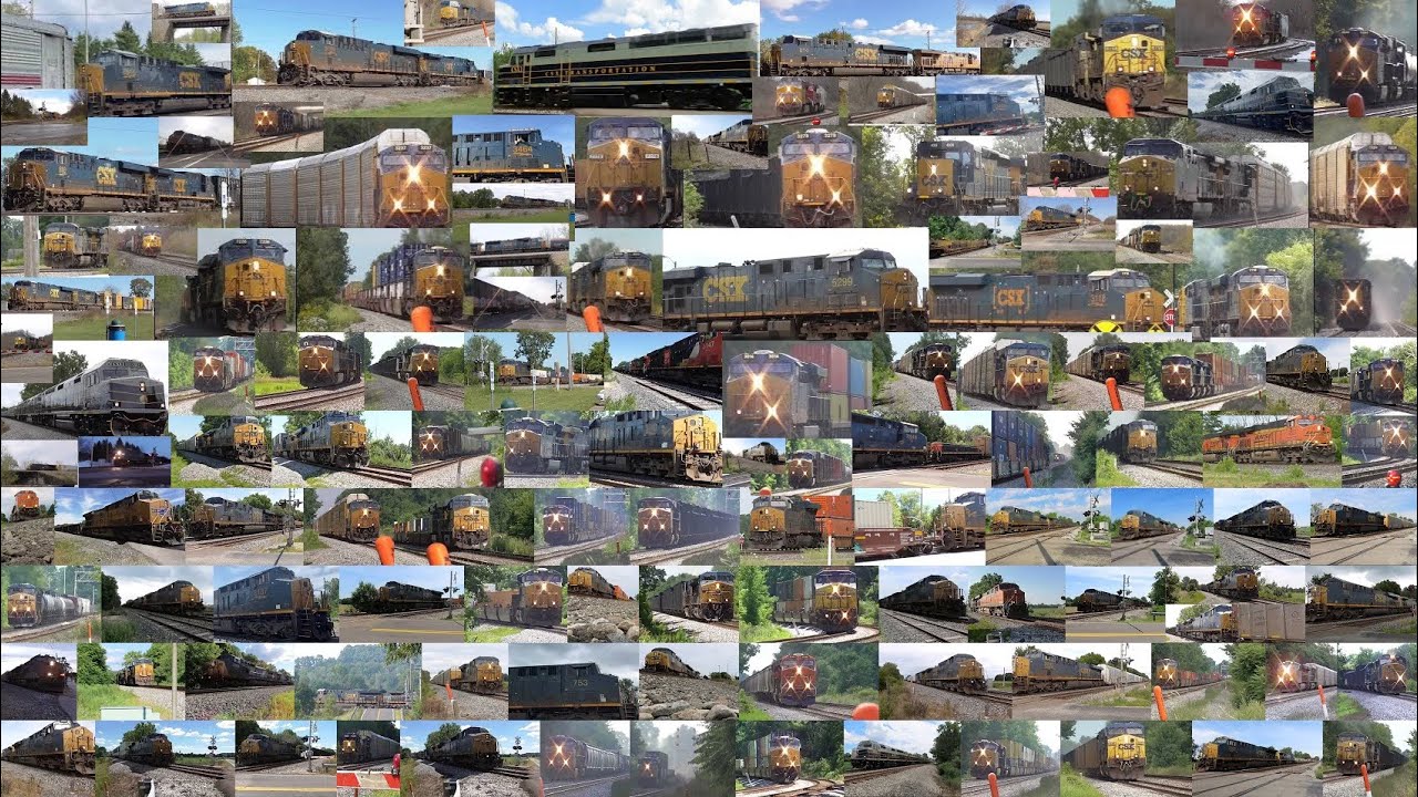 CSX New Castle Subdivision Video's of 2022 Part 1