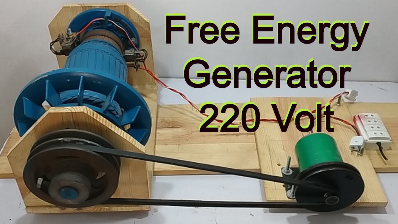 How To Make Free a Energy Generator 220V With 25 Hp Dc Motor Rotor And 3 Hp  Dc Motor New Experiment