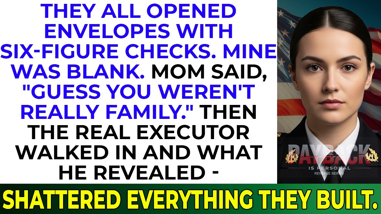 My Family Erased Me From the Will Reading — Then the Real Executor Showed Up