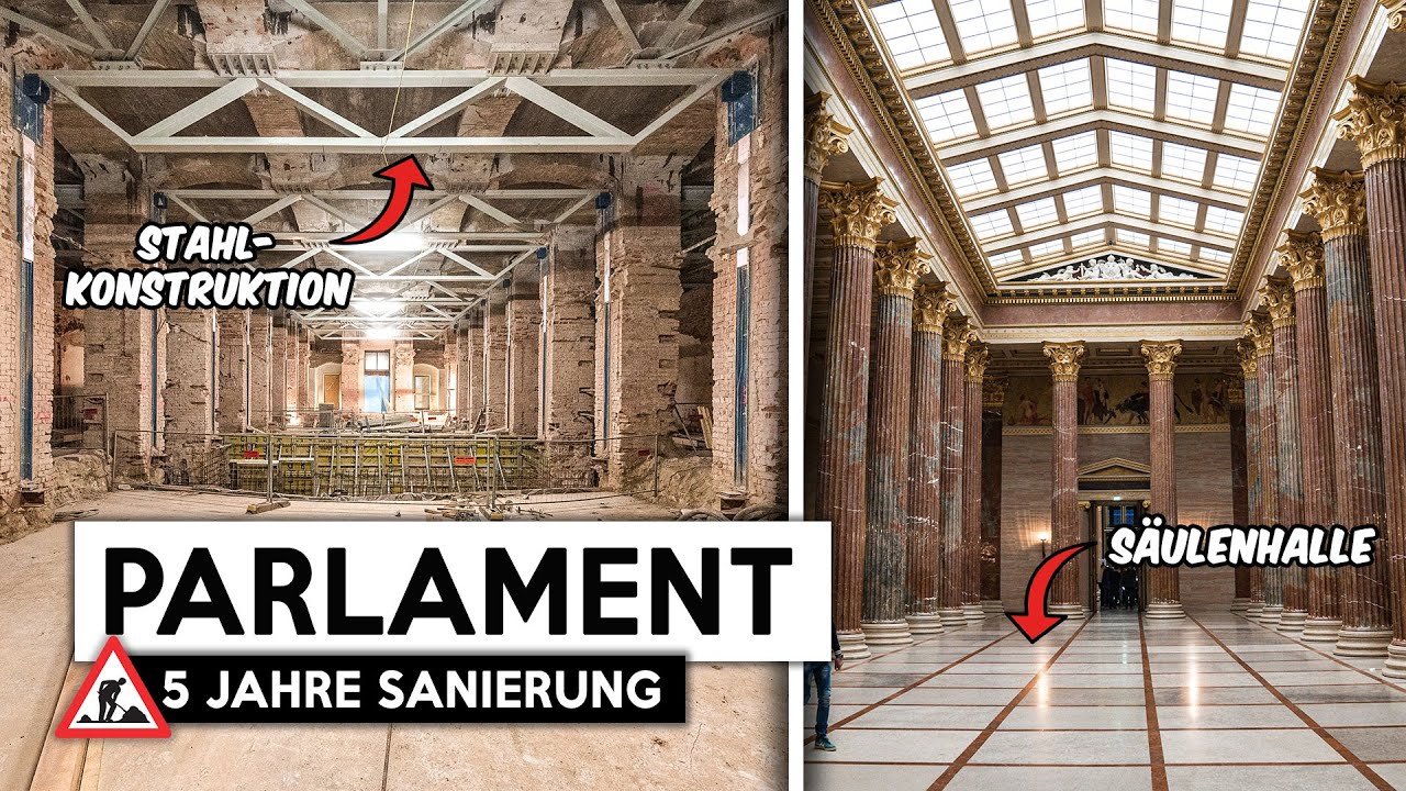 Diese Spezial-Konstruktionen befinden sich im neuen Parlament! | Sanierung Parlamentsgebäude Wien