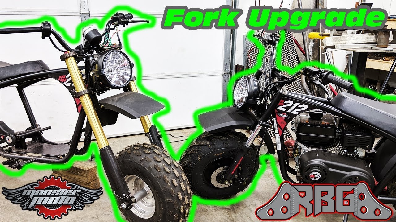 Monster Moto 212 Fork Upgrade