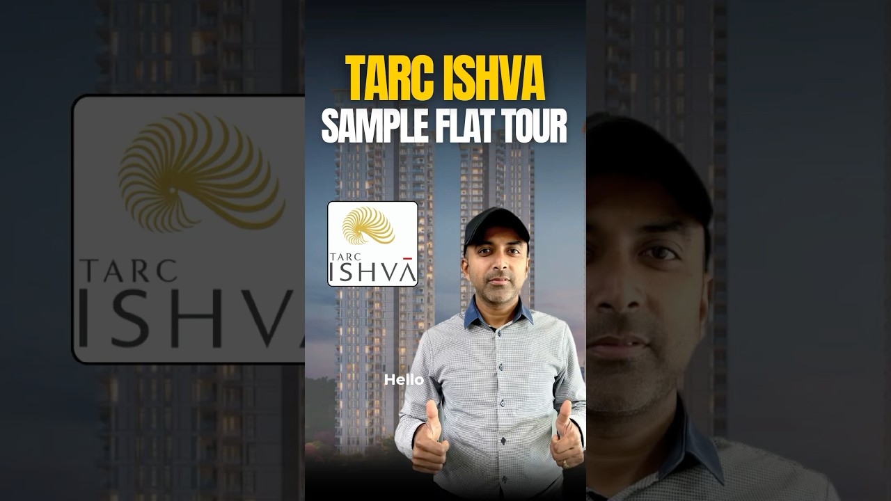 TARC ISHVA Sec 63 A Sample flat Tour 4bhk-3883 sq ft | One apartment each floor,4 side open #tarc