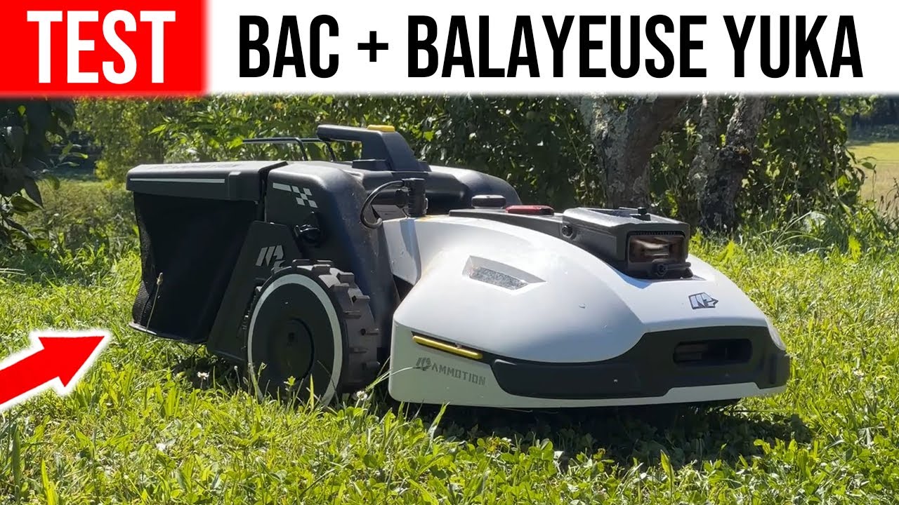Surpris 😦 par l&rsquo;Efficacit&eacute; du BAC de ramassage du YUKA Mammotion (robot tondeuse)