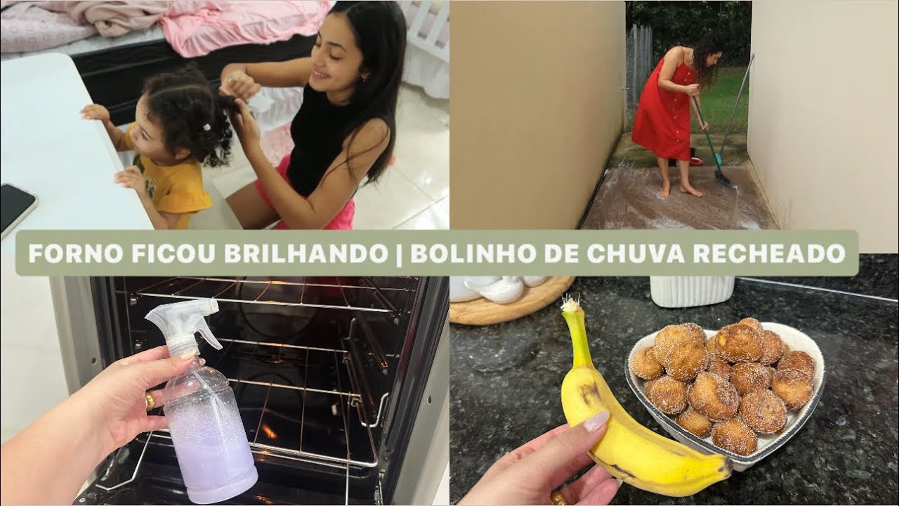 CUIDANDO DO LAR| MISTURINHA MILAGROSA PARA FORNO| BOLINHO DE CHUVA RECHEADO COM BANANA| LAÍS VELOSO
