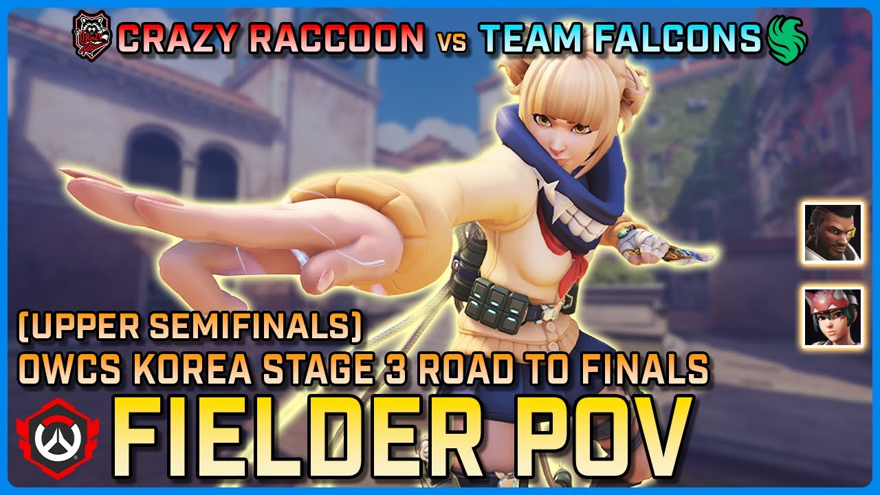 [ Fielder ] Kiriko DIFF | Crazy Raccoon vs Falcons | OWCS KOR Road to Finals Upper Semifinal