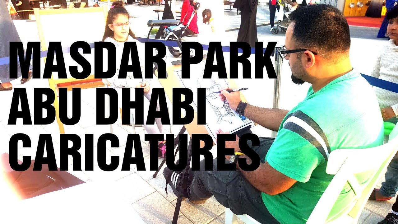 Masdar Park Caricatures