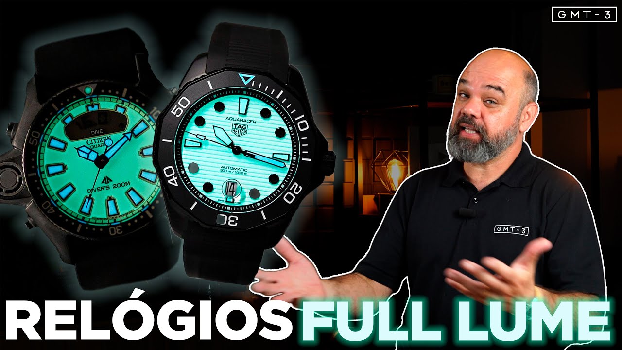 G-Shock GA 2100HD Com FULL LUME! E um Pouco da História do Lume nos Relógios