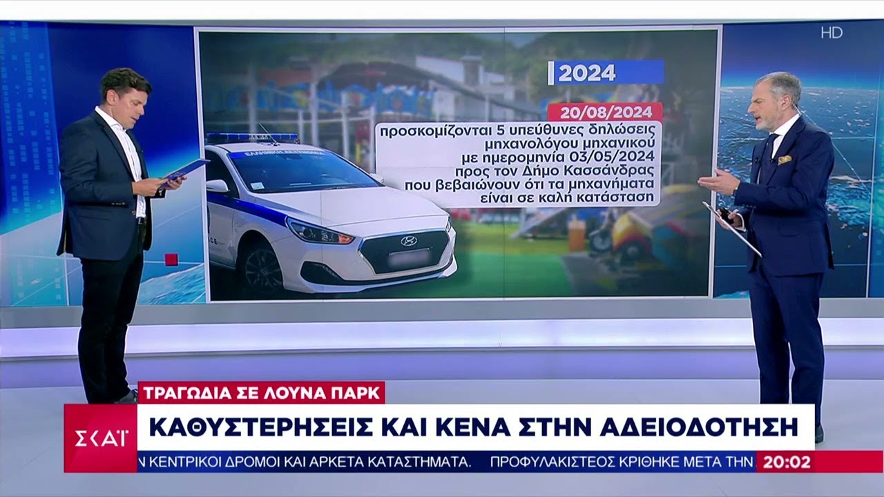 Τραγωδία σε λούνα παρκ: Καθυστερήσεις και κενά στην αδειοδότηση | Βραδινό Δελτίο | 21/08/2024