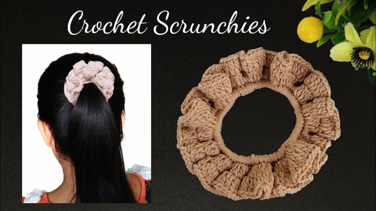 How to Crochet Scrunchies easy