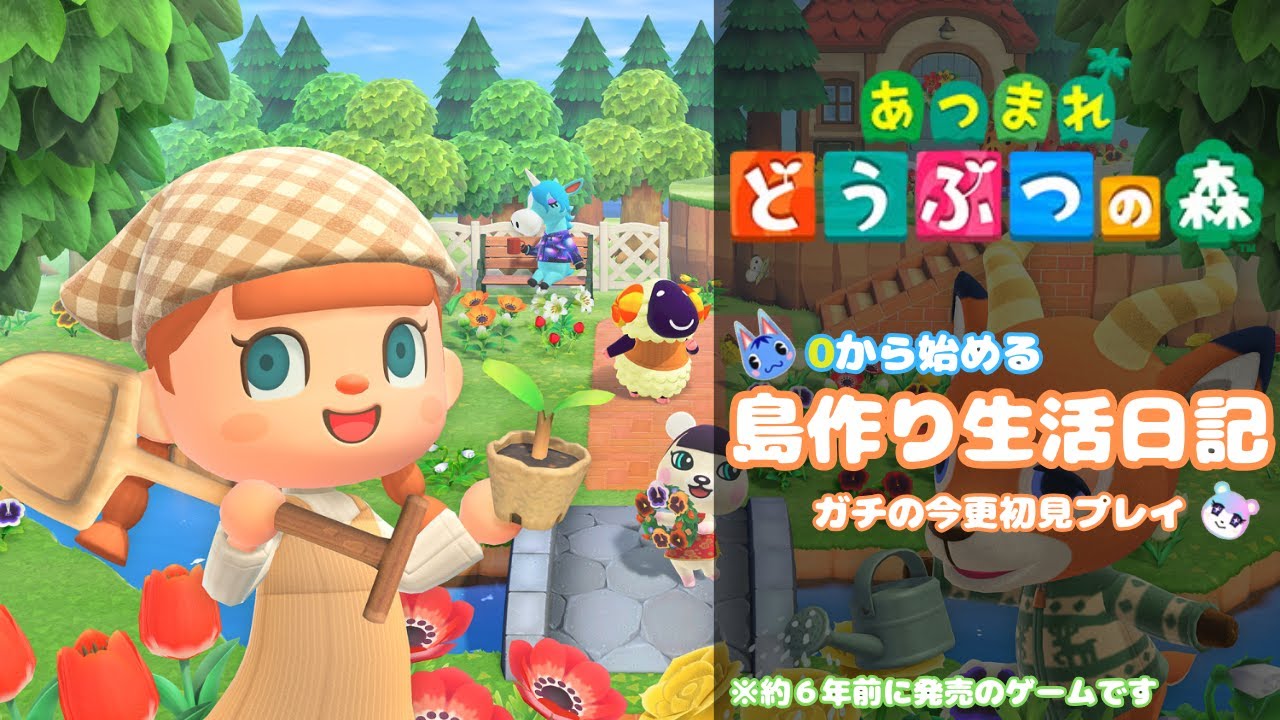 あつまれ どうぶつも森 ０から始める島つくり生活