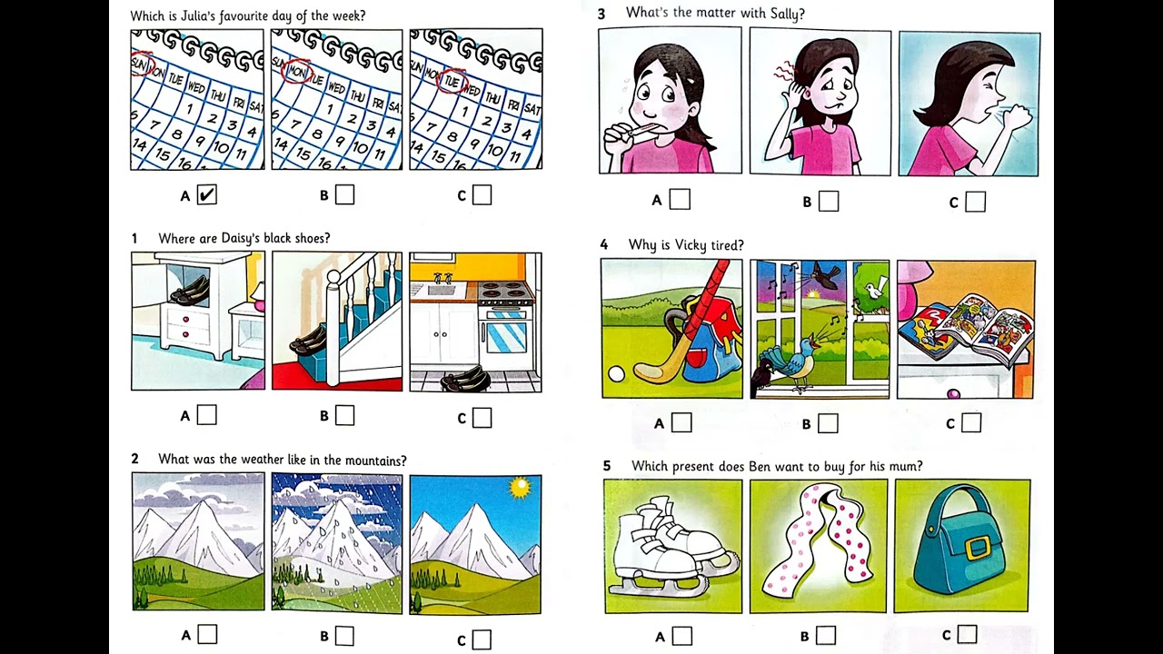 Movers 4   Test 3   Part 4 5