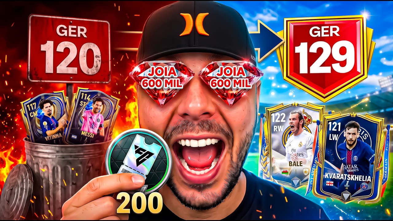 + DE 200 DRAFTS E 600 MIL JOIAS PARA MONTAR O MELHOR TIME DO FC MOBILE