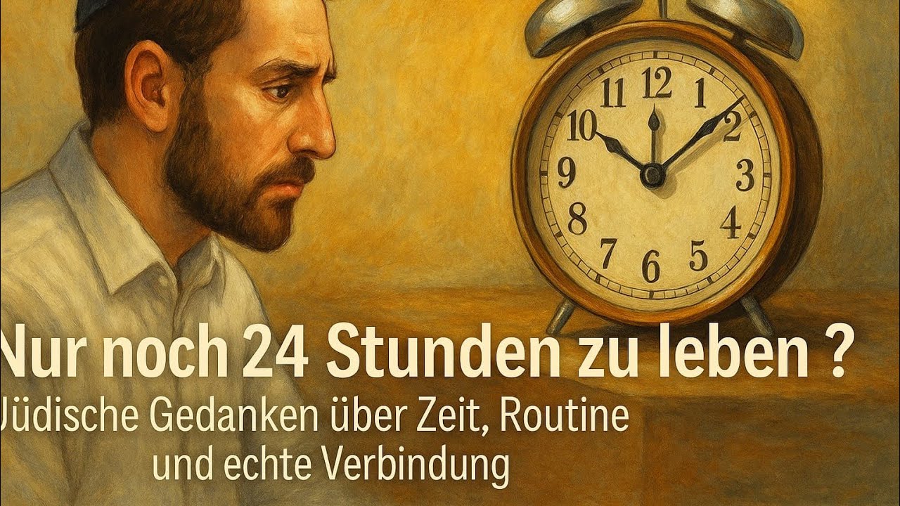 Nur noch 24 Stunden zu leben? &ndash; J&uuml;dische Gedanken &uuml;ber Zeit, Routine und echte Verbindung