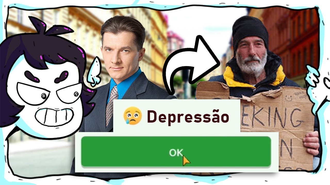destruindo a vida de um personagem virtual