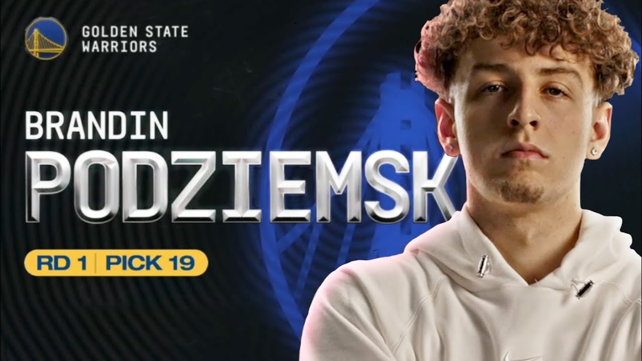 2023 NBA Draft: Warriors Draft Brandin Podziemski