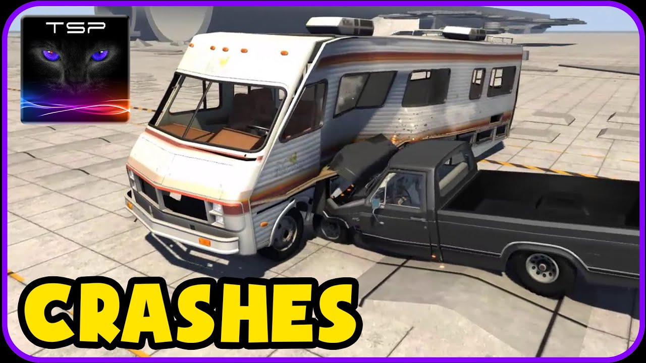 BeamNG - Breaking Bad RV - CRASHES & DESTRUCTION