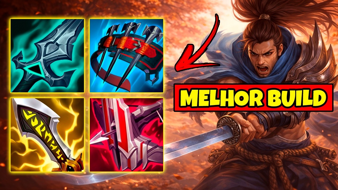 ESSA É A MELHOR BUILD DO YASUO COM OS NOVOS ITENS DE CRÍTICO