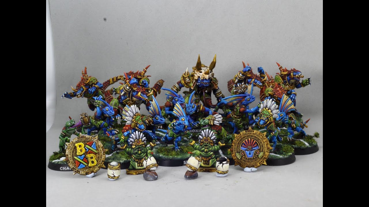 Lizardmen Blood bowl team