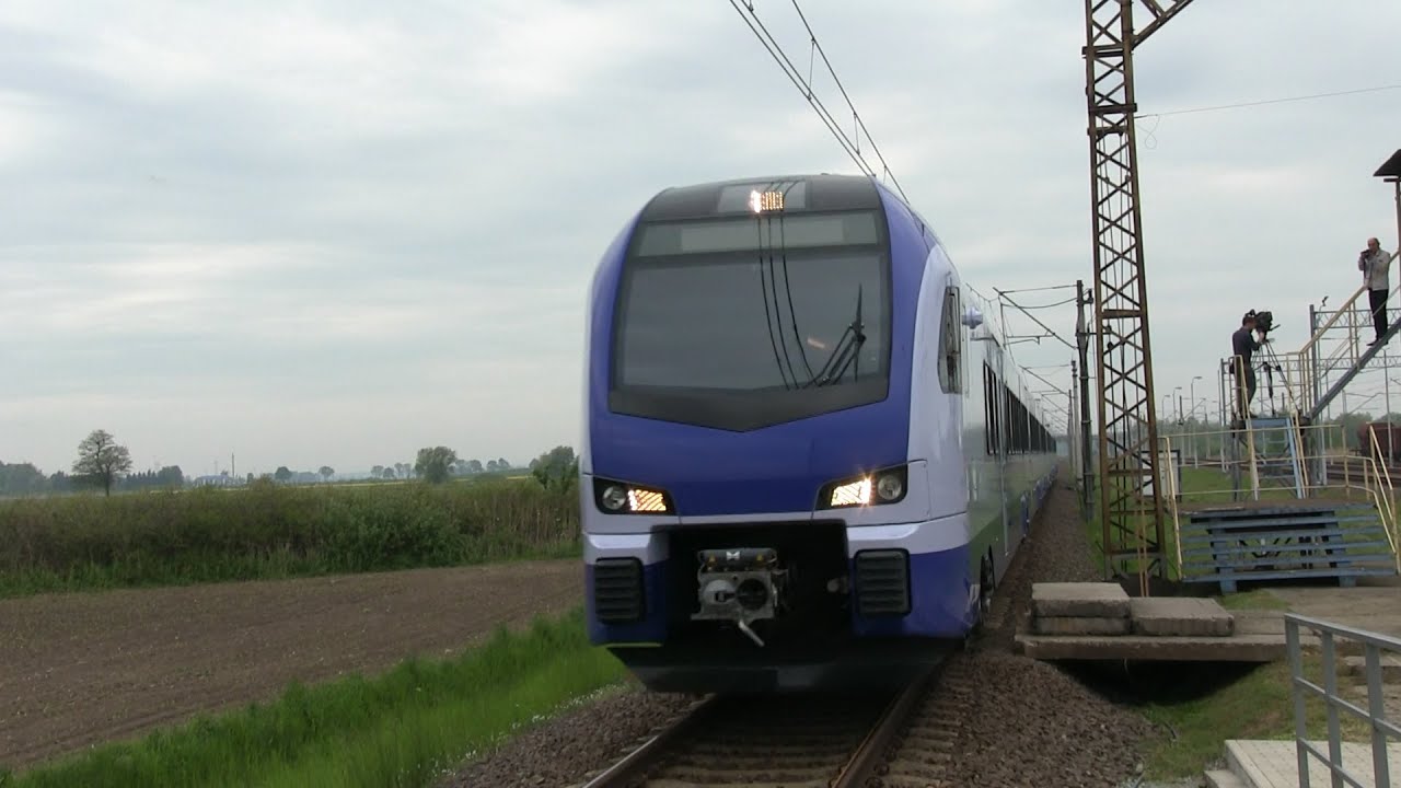 Flirt 3 dla PKP Intercity - testy w Żmigrodzie. Relacja wideo [cabview]