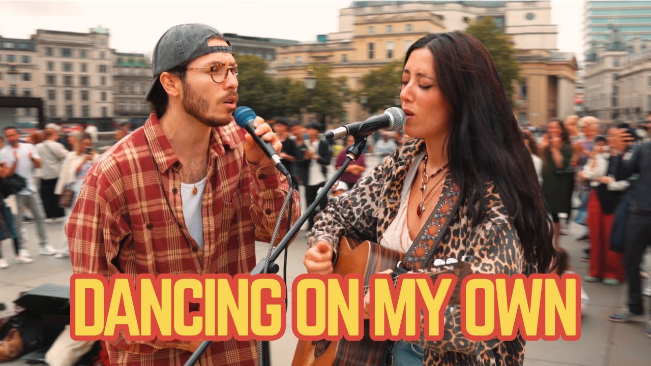 Stranger With the MOST Amazing Voice Joins Me in the Street | Robyn - Dancing On My Own