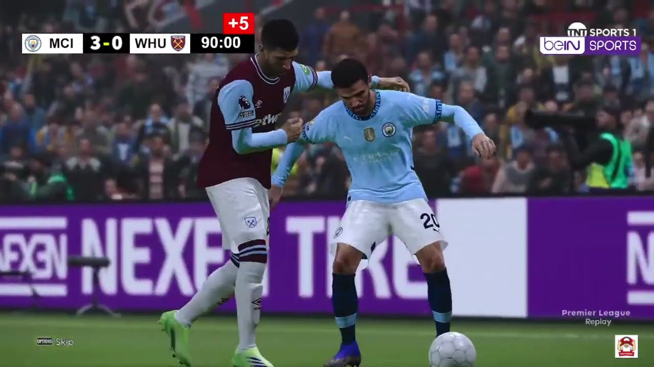 Manchester City vs West Ham | English Premier League 2025 | Epl Live Stream | PES 21