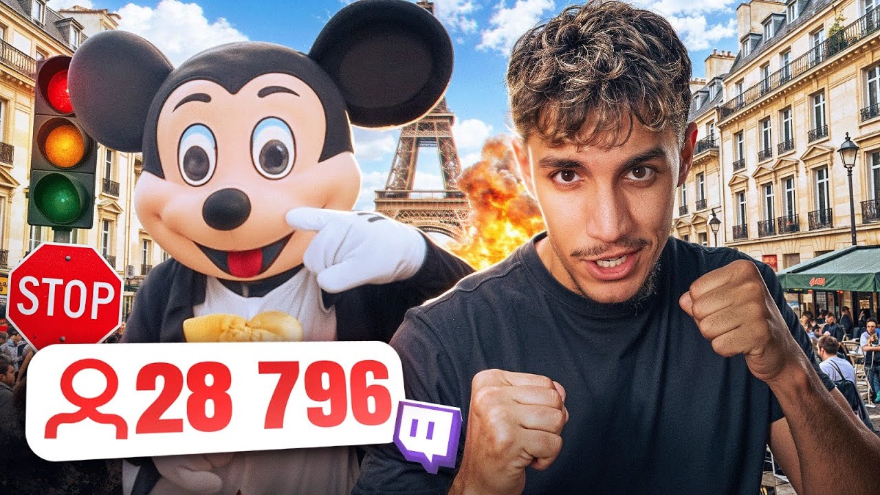 ON A RETOURNÉ PARIS AVEC MICKEY 💀 (LIVE IRL)