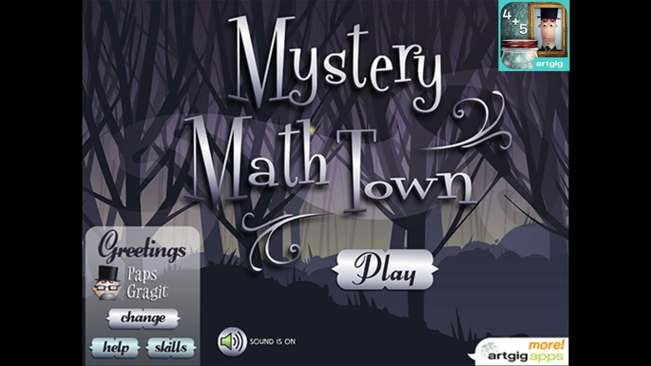 Mystery Math Town - Main menu music