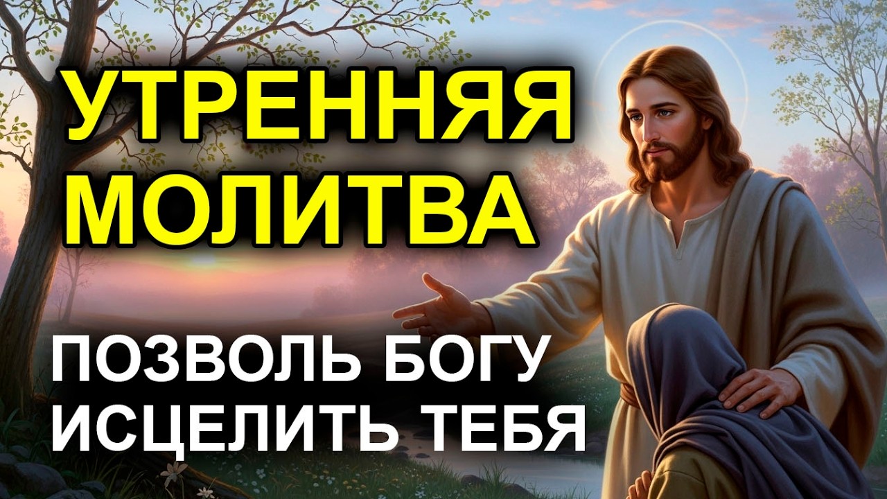 УТРЕННЯЯ МОЛИТВА ОБ ИСЦЕЛЕНИИ  ПРОСТО СЛУШАЙ И ПОЗВОЛЬ ГОСПОДУ ИСЦЕЛИТЬ ТЕБЯ!