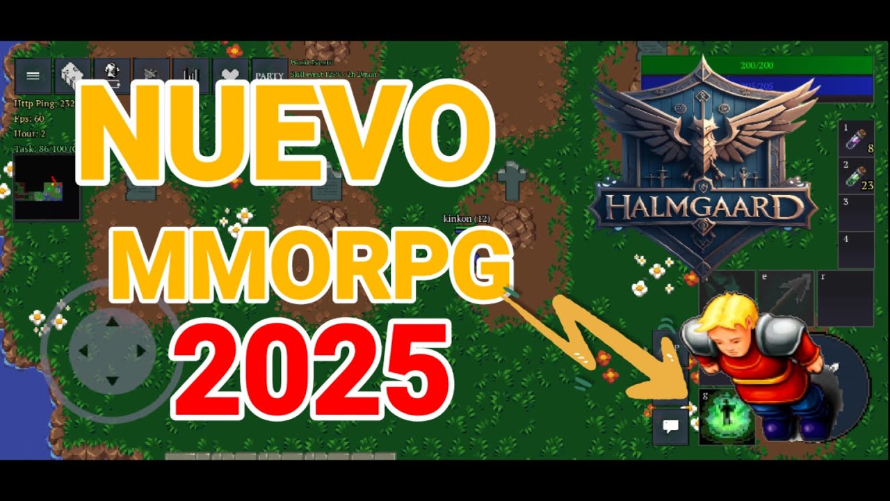 Halmgaard mmorog || inicios || capitulo 1 || #halmgaard #kinkonyt #MMORPG #guias