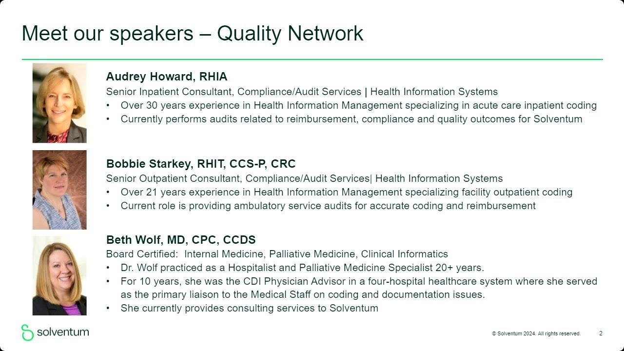 Inpatient and outpatient chronic condition coding