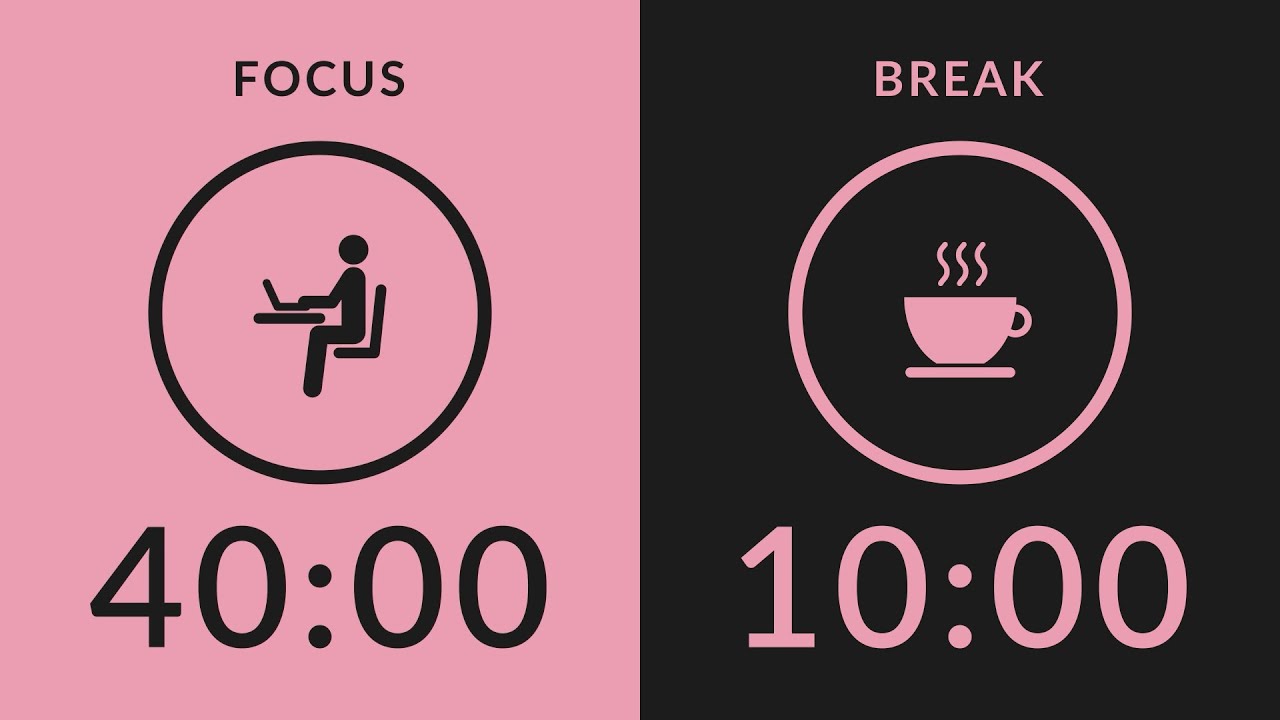 40/10 Pomodoro Timer | No Music 🔔 Bell Only | Study With Me for Deep Focus 🍅