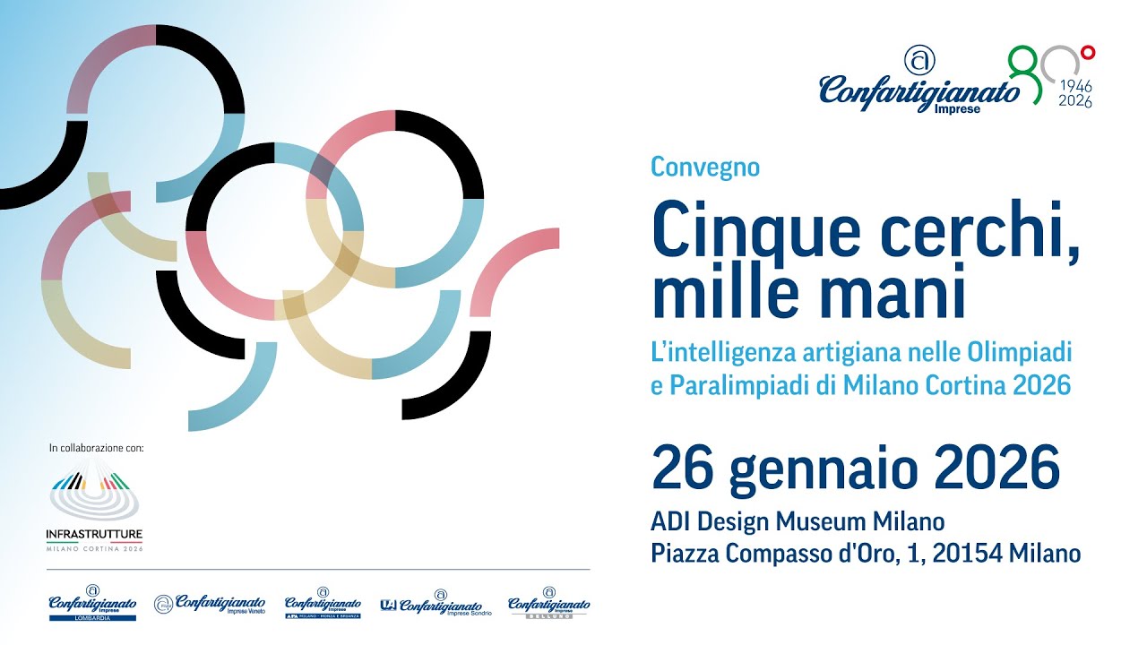 Cinque cerchi, mille mani | L'intelligenza artigiana nelle Olimpiadi di Milano Cortina 2026