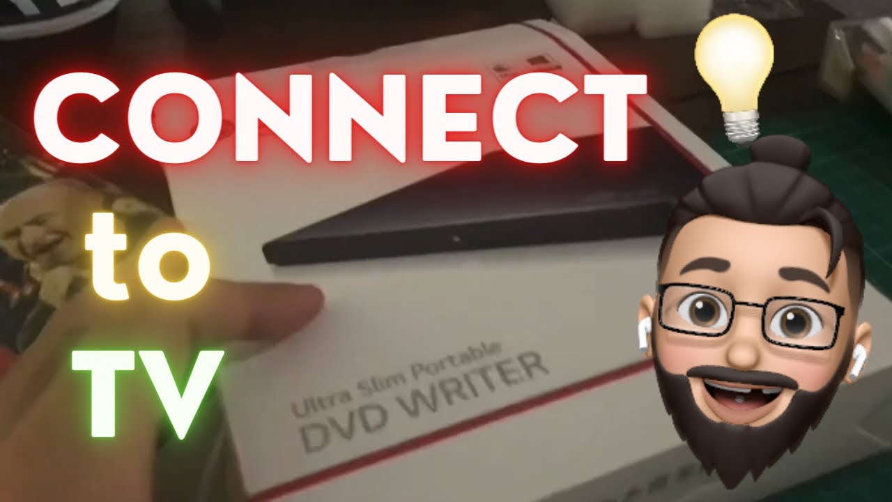 How to Connect Portable DVD Writer To TV | Cara Menghubungkan Portable DVD Writer Ke TV LG GP65NB60
