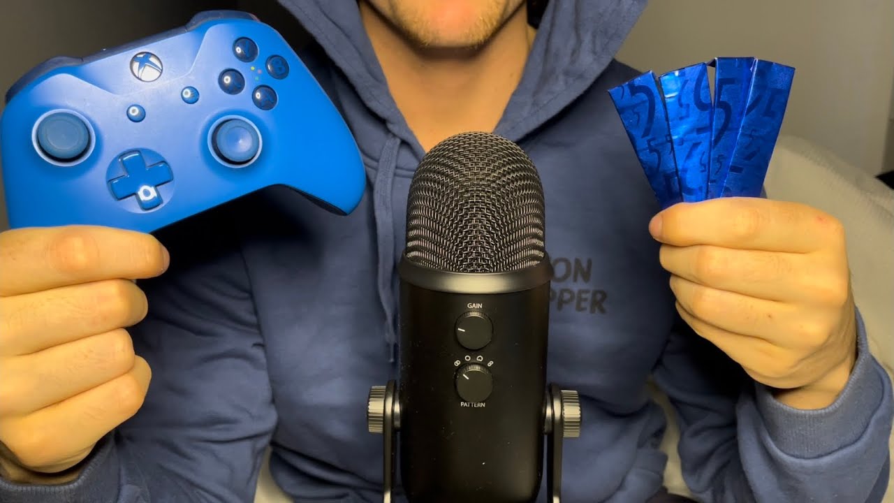 ASMR Gum Chewing and Controller Sounds!